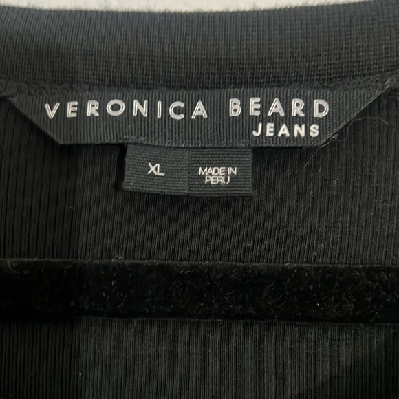 Veronica Beard Austyn Midi Black Sleeveless Dress XL - Picture 9 of 9